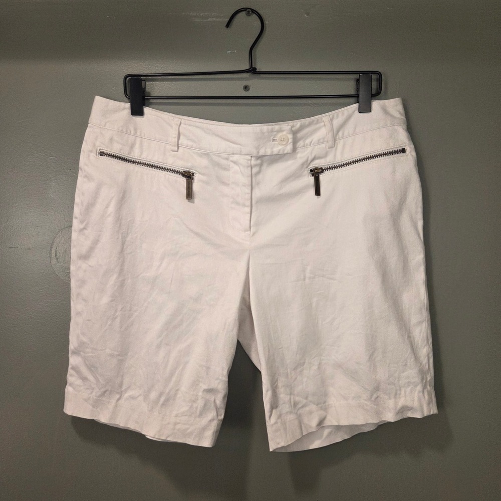 MICHAEL Michael Kors Women's Bermuda Shorts Size 10 White